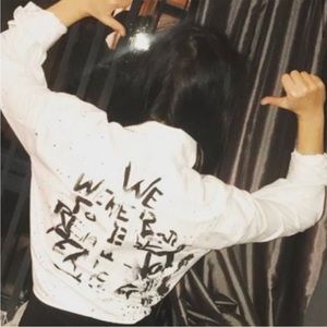 Zara “We Were Real” Button Down